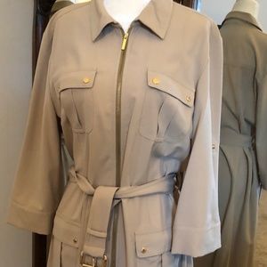 MICHAEL Michael Kors Tan Shirt Dress- Safari- XL